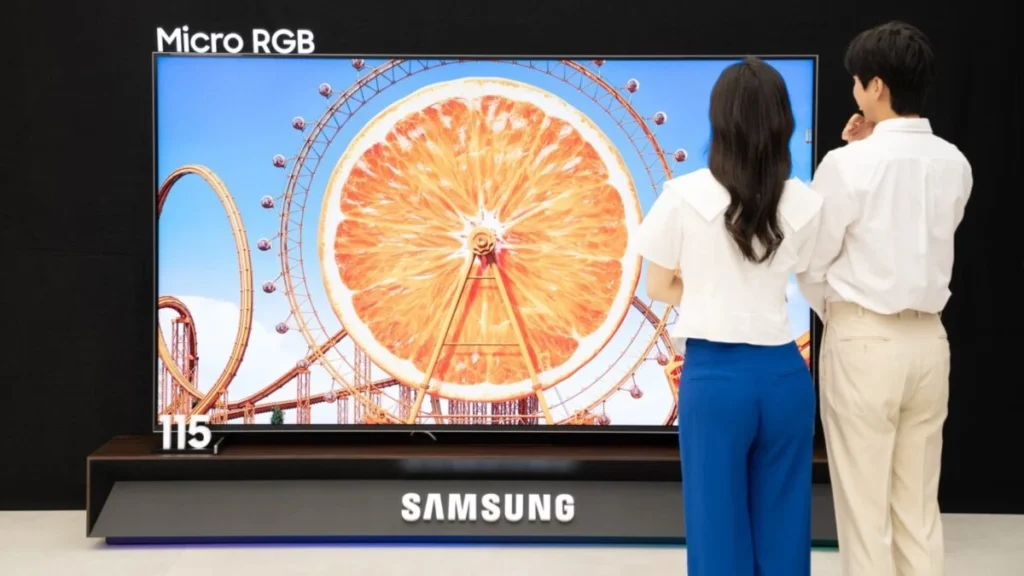 Samsung presents the first micro rgb tv for $30000 review